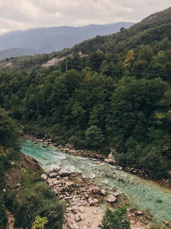 Wandern im Soca Tal Wanderroute