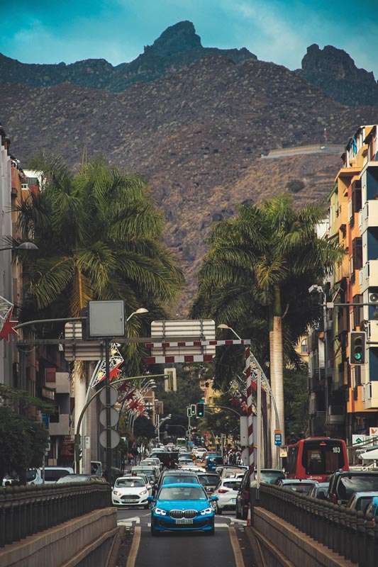Straße in Santa Cruz de Tenerife