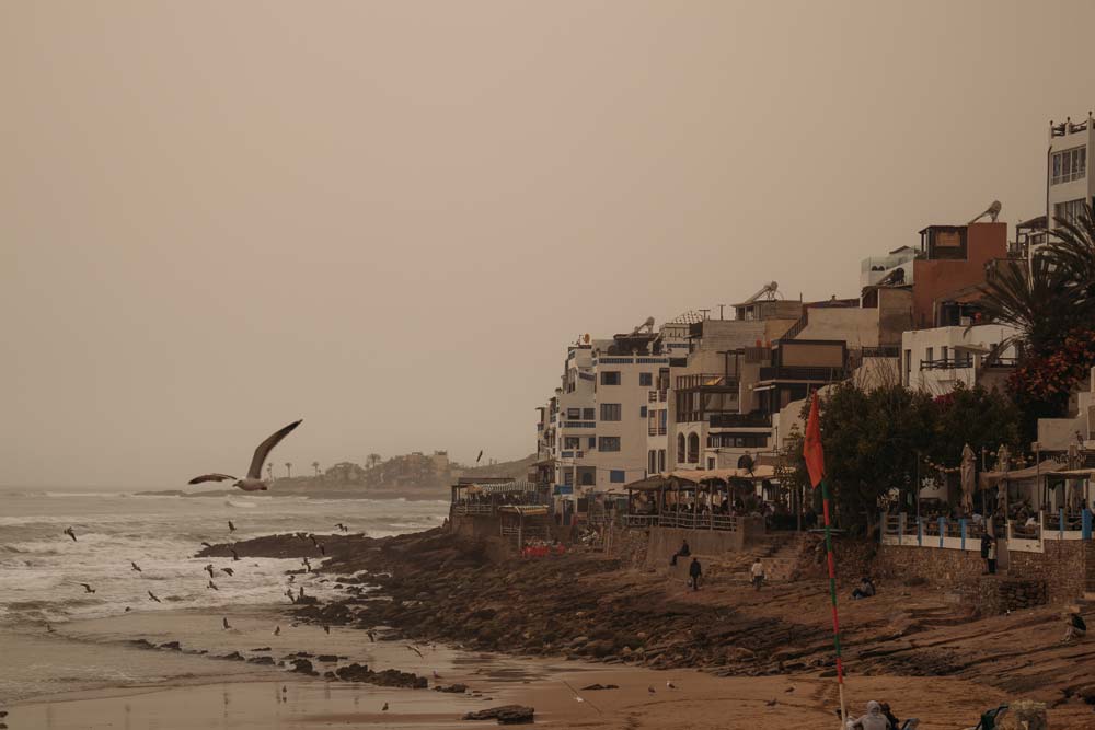 Blick-auf-die-Küste-vor-Taghazout